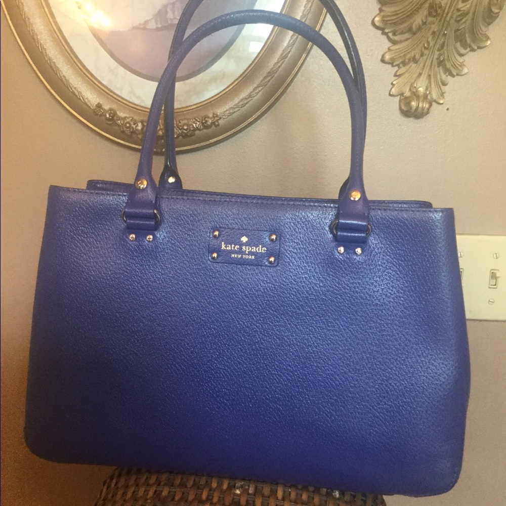 Wellesley Elena Large Tote Purple Large